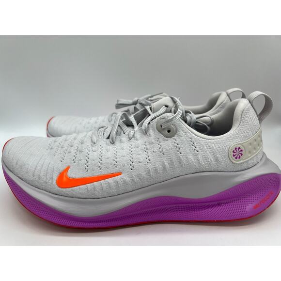 Nike React Infinity Run 4 Vast Grey Hyper Violet DR2665-011 Men Size 11.5 New main image 7